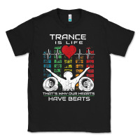 Black trance music retro vintage dj gift t shirt Classic Tee - linhVisuals