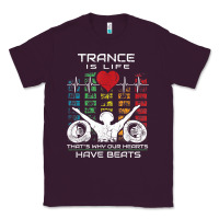 Plum trance music retro vintage dj gift t shirt Classic Tee - linhVisuals