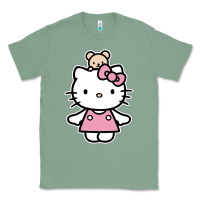 Sage kitty Classic Tee - linhVisuals