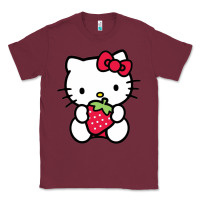 Burgundy kitty Classic Tee - linhVisuals