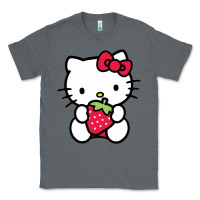 Charcoal Heather kitty Classic Tee - linhVisuals