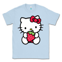 Dusty Blue kitty Classic Tee - linhVisuals