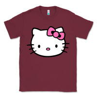 Burgundy kitty Classic Tee - linhVisuals