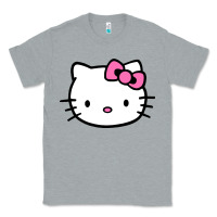 Heather Grey kitty Classic Tee - linhVisuals