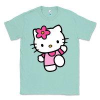 Seafoam kitty Classic Tee - linhVisuals