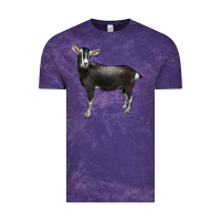 Cloud Purple Alpine Goat Vintage Tee - LillyAllenDesigns