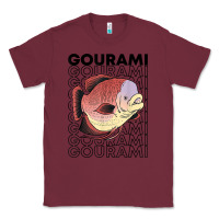Burgundy giant gourami fish 80's monster fish keeper tropical fish t shirt Classic Tee - linhVisuals