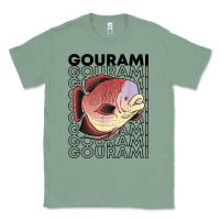Sage giant gourami fish 80's monster fish keeper tropical fish t shirt Classic Tee - linhVisuals