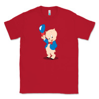 Red porky pig Classic Tee - linhVisuals