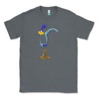 Charcoal Heather road runner Classic Tee - linhVisuals