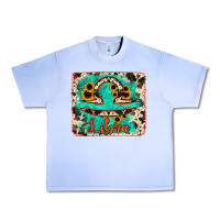 Grape Ice libra turquoise cowhide Urban Heavy Tee - RanaPortraitStore