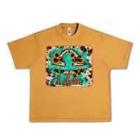 Peanut Butter libra turquoise cowhide Urban Heavy Tee - RanaPortraitStore