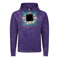 Cloud Purple gemstone turquoise serape custom photo frame coaster Vintage Hoodie - BarkalooDesign
