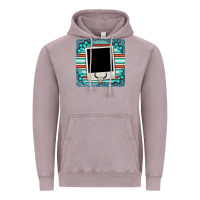 Vintage Zinc gemstone turquoise serape custom photo frame coaster Vintage Hoodie - BarkalooDesign