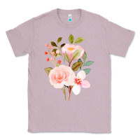 Lilac Bouquet Floral Classic Tee - linhVisuals