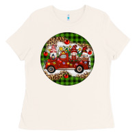 Christmas Gnomes Truck Ladies Tee | Teevron