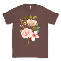 Chestnut Bouquet Floral Classic Tee - linhVisuals