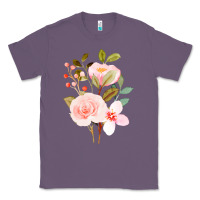 Lavender Bouquet Floral Classic Tee - linhVisuals