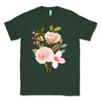 Sports Green Bouquet Floral Classic Tee - linhVisuals