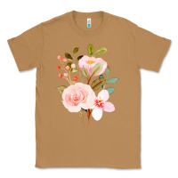 Toasted Coconut Bouquet Floral Classic Tee - linhVisuals