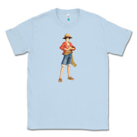 Dusty Blue one piece Classic Tee - linhVisuals