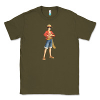 Army Green one piece Classic Tee - linhVisuals
