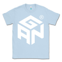 Dusty Blue Gancube Classic Tee - linhVisuals