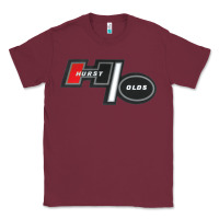 Burgundy Hurst Old Classic Tee - linhVisuals