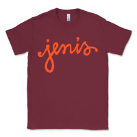 Burgundy Jenis Ice Creams Classic Tee - linhVisuals