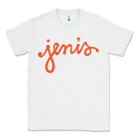 White Jenis Ice Creams Classic Tee - linhVisuals