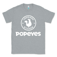 Heather Grey Popeyes Classic Tee - linhVisuals