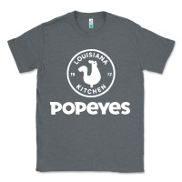 Charcoal Heather Popeyes Classic Tee - linhVisuals
