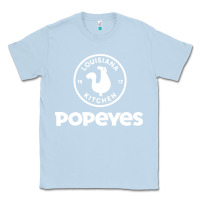 Dusty Blue Popeyes Classic Tee - linhVisuals