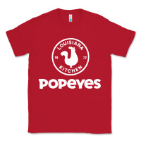 Red Popeyes Classic Tee - linhVisuals