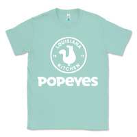 Seafoam Popeyes Classic Tee - linhVisuals