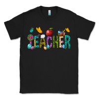 Black Easter Teacher Classic Tee - BundleAndBundleShop