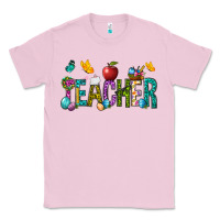 Bubblegum Pink Easter Teacher Classic Tee - BundleAndBundleShop