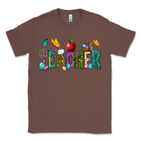 Chestnut Easter Teacher Classic Tee - BundleAndBundleShop