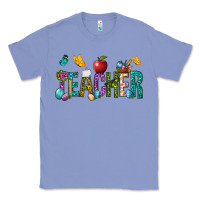 Colony Blue Easter Teacher Classic Tee - BundleAndBundleShop