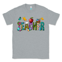 Heather Grey Easter Teacher Classic Tee - BundleAndBundleShop