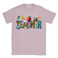 Lilac Easter Teacher Classic Tee - BundleAndBundleShop