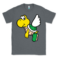 Charcoal Heather koopa troopa Classic Tee - linhVisuals
