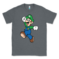 Charcoal Heather luigi Classic Tee - linhVisuals