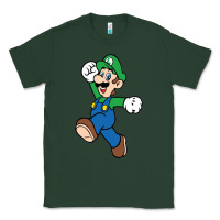 Sports Green luigi Classic Tee - linhVisuals