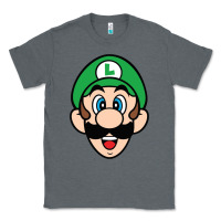 Charcoal Heather luigi Classic Tee - linhVisuals