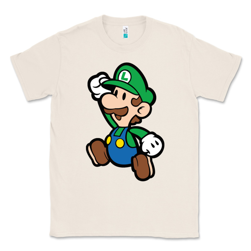 Paper Luigi Classic Tee by linhVisuals | Teevron