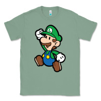 Sage paper luigi Classic Tee - linhVisuals