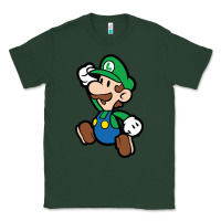 Sports Green paper luigi Classic Tee - linhVisuals
