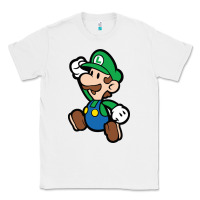 White paper luigi Classic Tee - linhVisuals