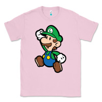 Bubblegum Pink paper luigi Classic Tee - linhVisuals